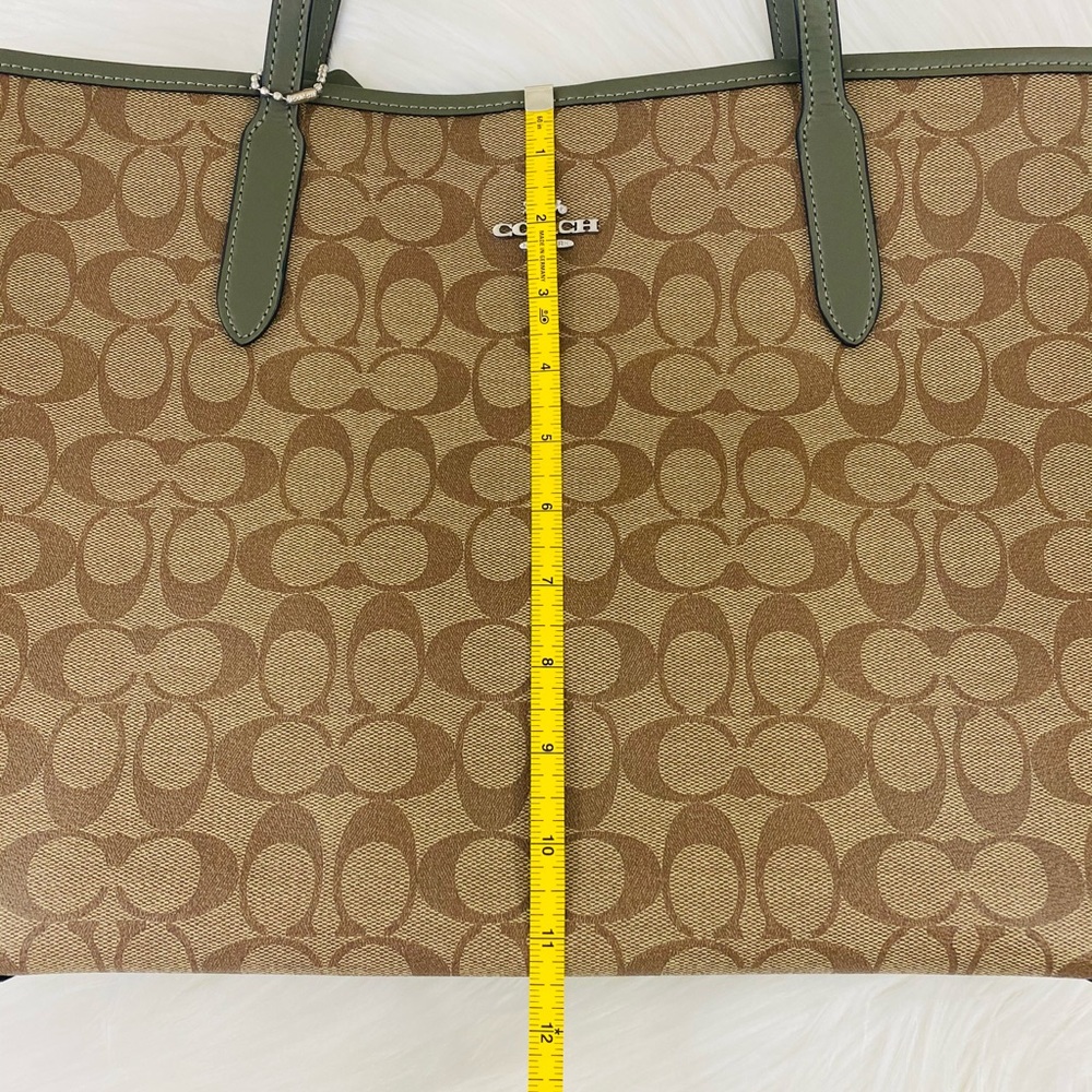 COACH Signature Open City Tote - Picture 11 of 16